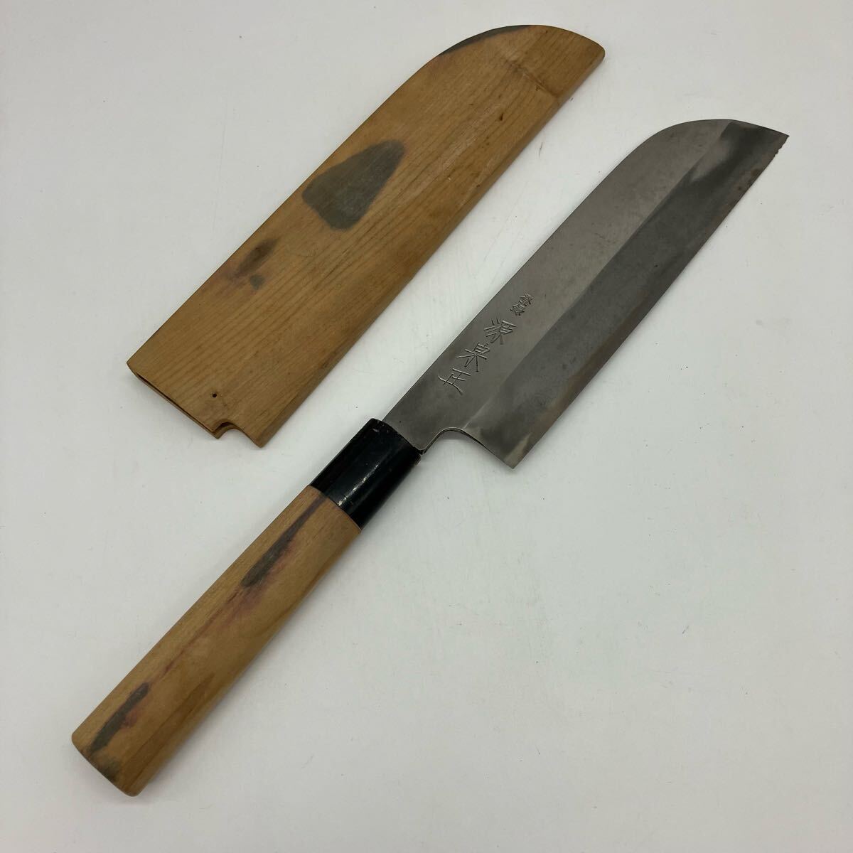 C073 包丁 和包丁 源泉正 IZUMIMASA 薄刃包丁拍卖
