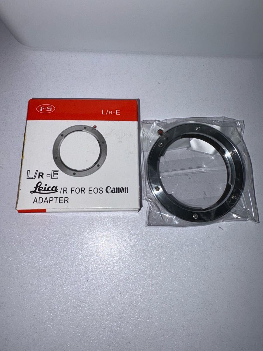 マウントアダプター L/R-E ライカ/R→キャノン 美品 未チェックのジャンク扱い メーカー不明 LEICA/R/Canon EOS ②拍卖