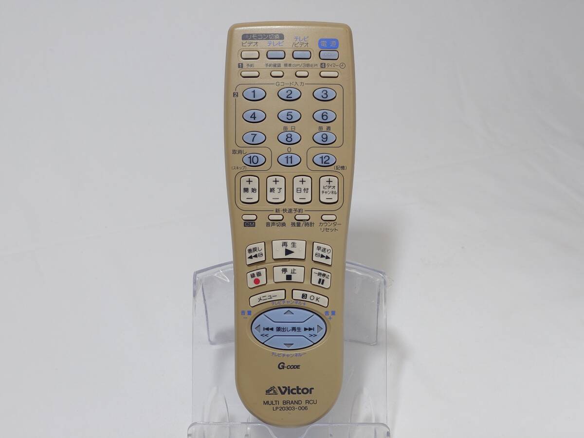 ビクター ビデオ リモコン LP20303-006 ■ Victor MULTI BRAND RCU 中古品 動作確認拍卖