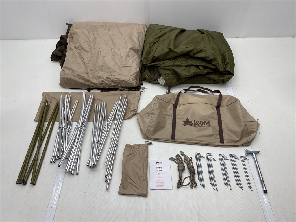 下松)LOGOS ロゴス 2ルームテント Tradcanvas DX・PANEL オーニングプラトーテントXL 71201003 ◆★J250504R01A NE04A拍卖