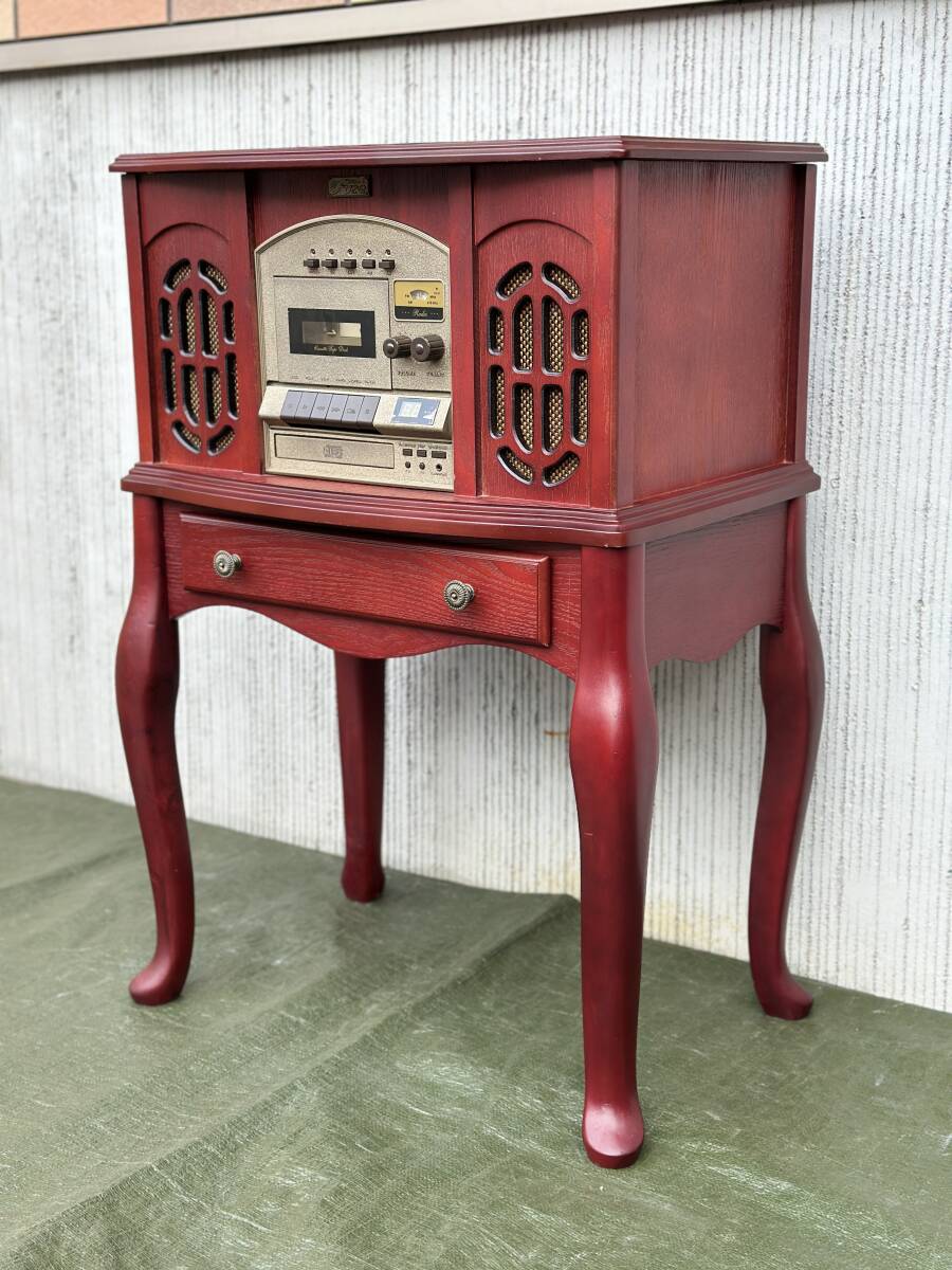 【コンソール】木製 猫足 花台 飾り台 収納 インテリア◎ 拍卖