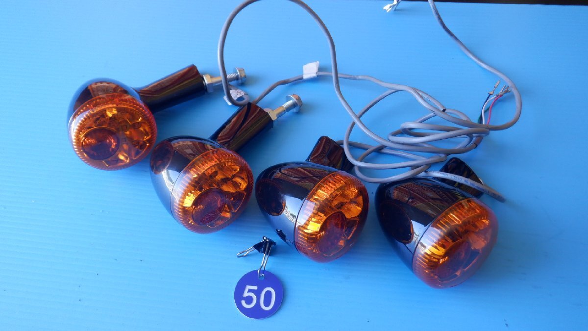 美品!ハーレー☆スポーツスター☆純正LEDウィンカーセット☆ブラック拍卖