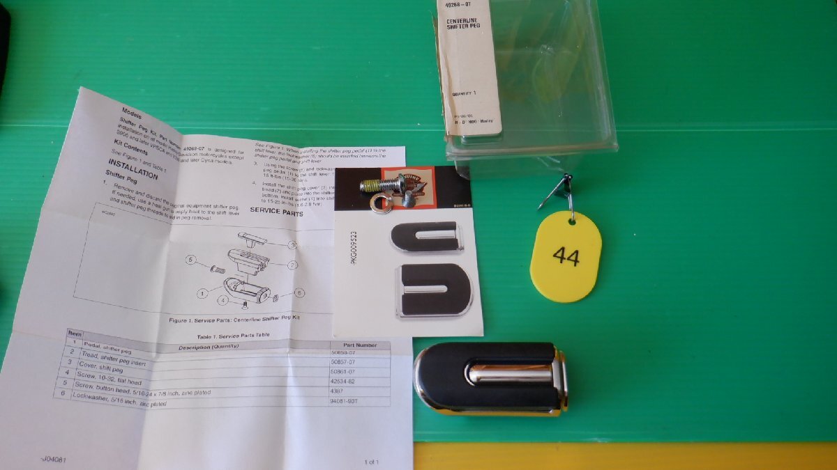 新品!ハーレー☆ダイナ/スポーツスター☆センターライン☆シフターペグ☆純正オプション拍卖