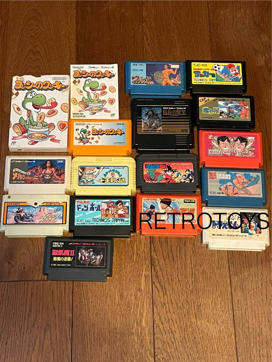ファミコン 名作傑作マイナー佳作クソゲーソフト15本セット ファミリーコンピュータ 任天堂 Nintendo FC拍卖