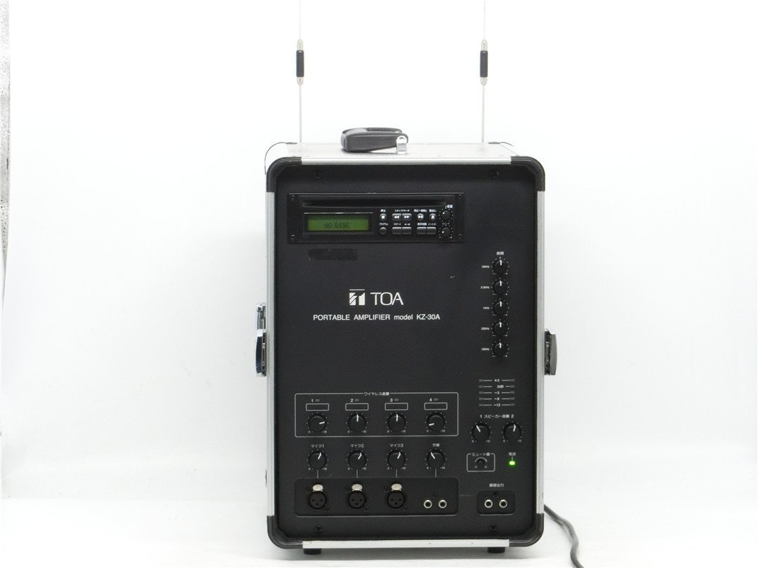中古 TOA 移動用PAアンプ ポータブルアンプ KZ-30A 通電OK 動作未チェック ジャンク扱い 送料無料拍卖