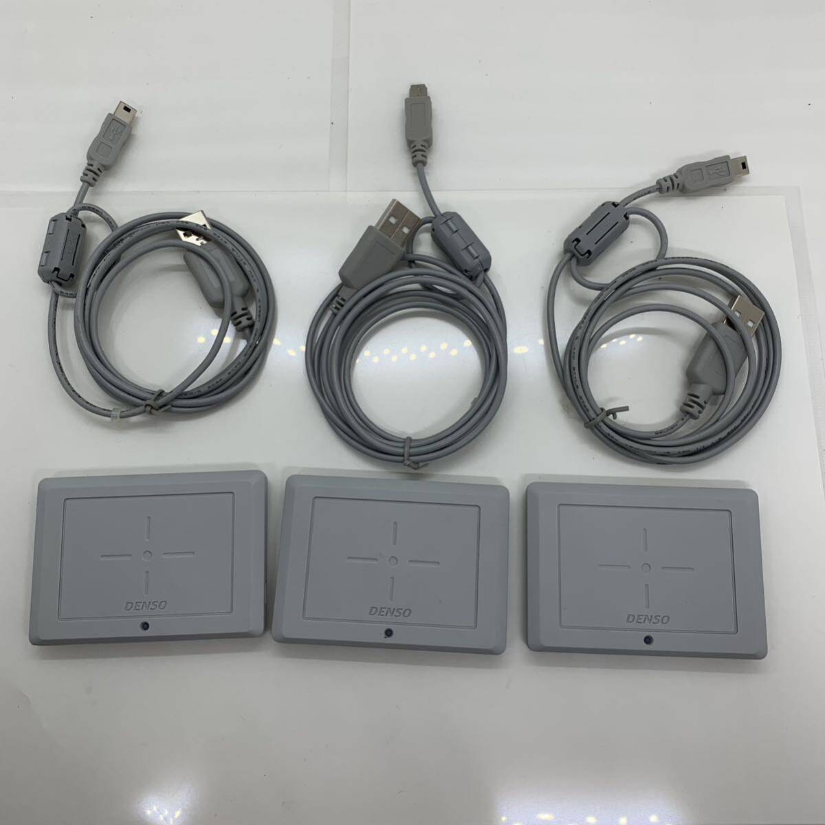 S3274)【動作OK】中古美品 保証有 DENSO PR-700UDM(X) デンソーウェーブ 非接触ICカードリーダライタ 3個 セット拍卖