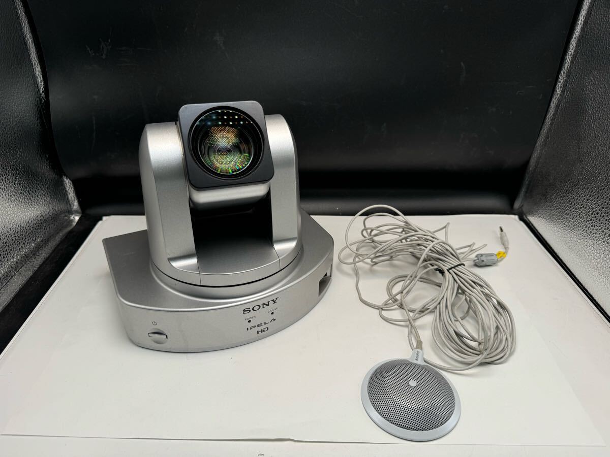 S3133) SONY/ソニー IPELA HDカメラ一体型ビデオ会議システ PCS-XC1 ム カメラ本体のみ 電源アダプタ無し 通電確認(葵2)拍卖