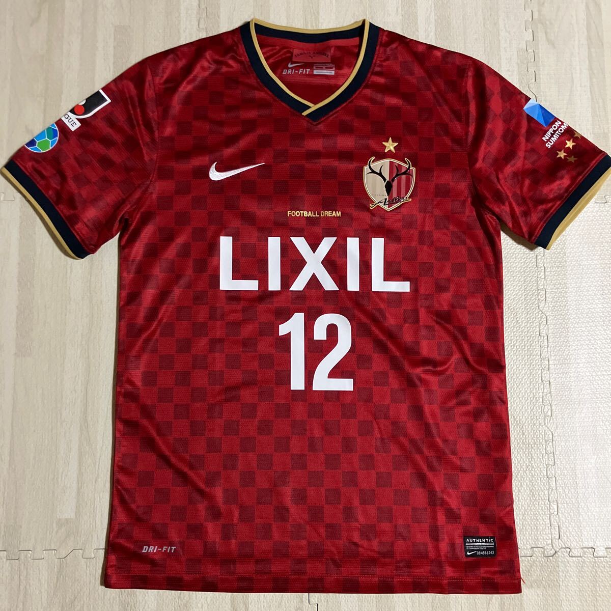 正規品 2014 鹿島アントラーズ ユニフォーム ナイキ Mサイズ 拍卖