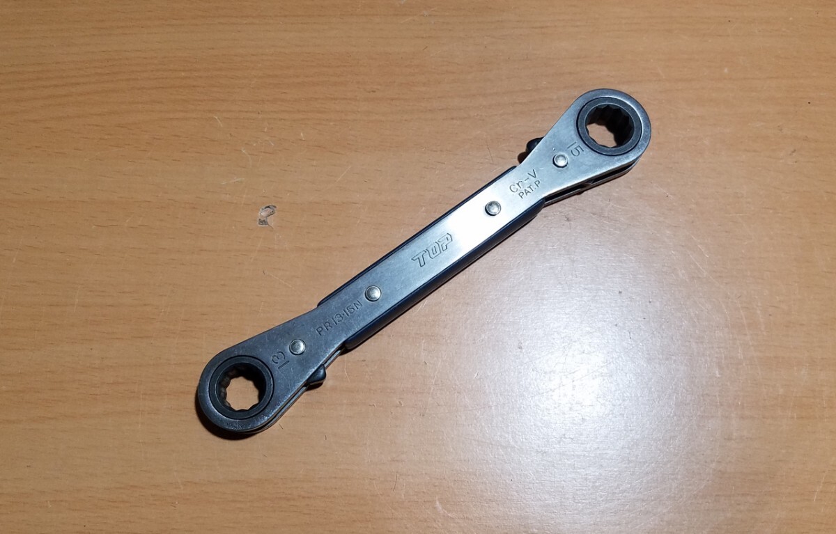 241-2 TOP 13-15 板ラチェットレンチ PR13・15N 中古品 トップ工業拍卖