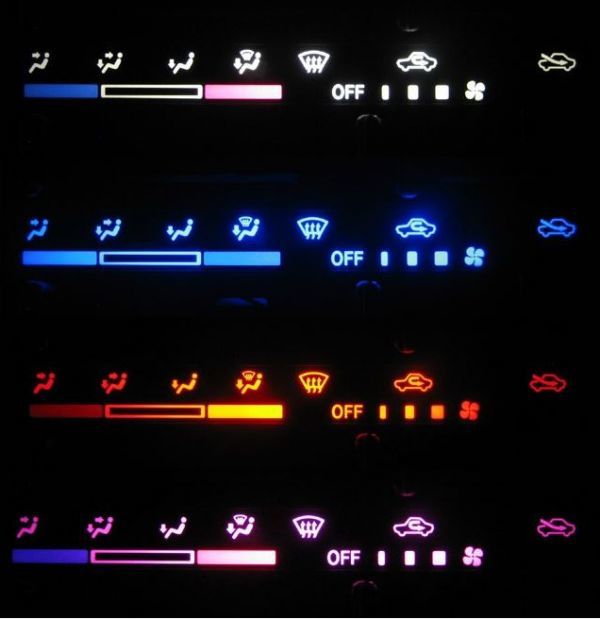 ジムニー JB23 エアコンLED照明 1台分セット! ホワイト拍卖