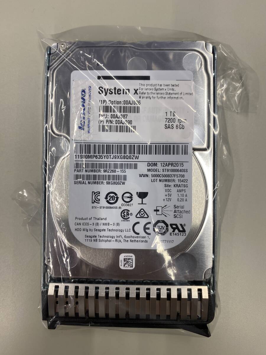 IBM 00AJ087 1TB HDD (3)拍卖