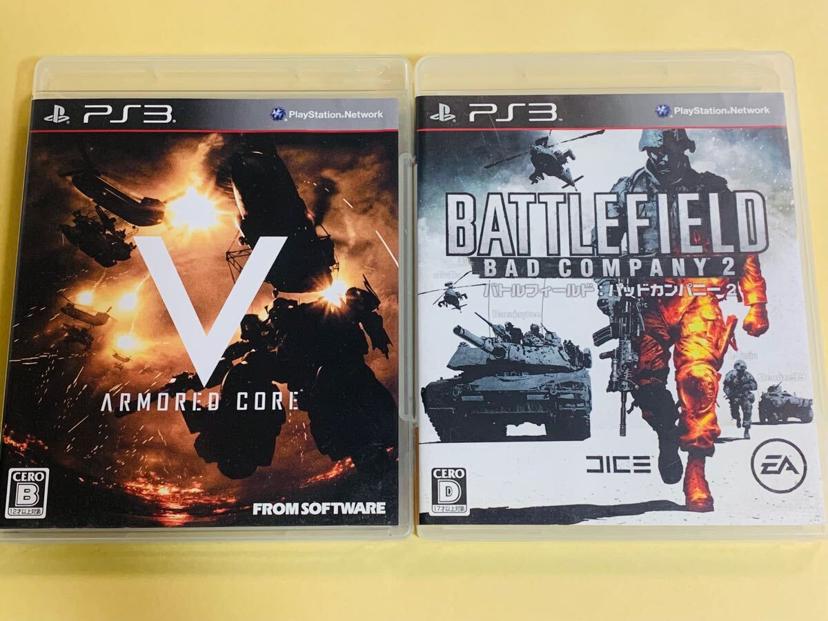 PS3ソフト 2本セット★アーマードコアⅤ 5 + バトルフィールド バッドカンパニー2/プレイステーション3 (K)拍卖