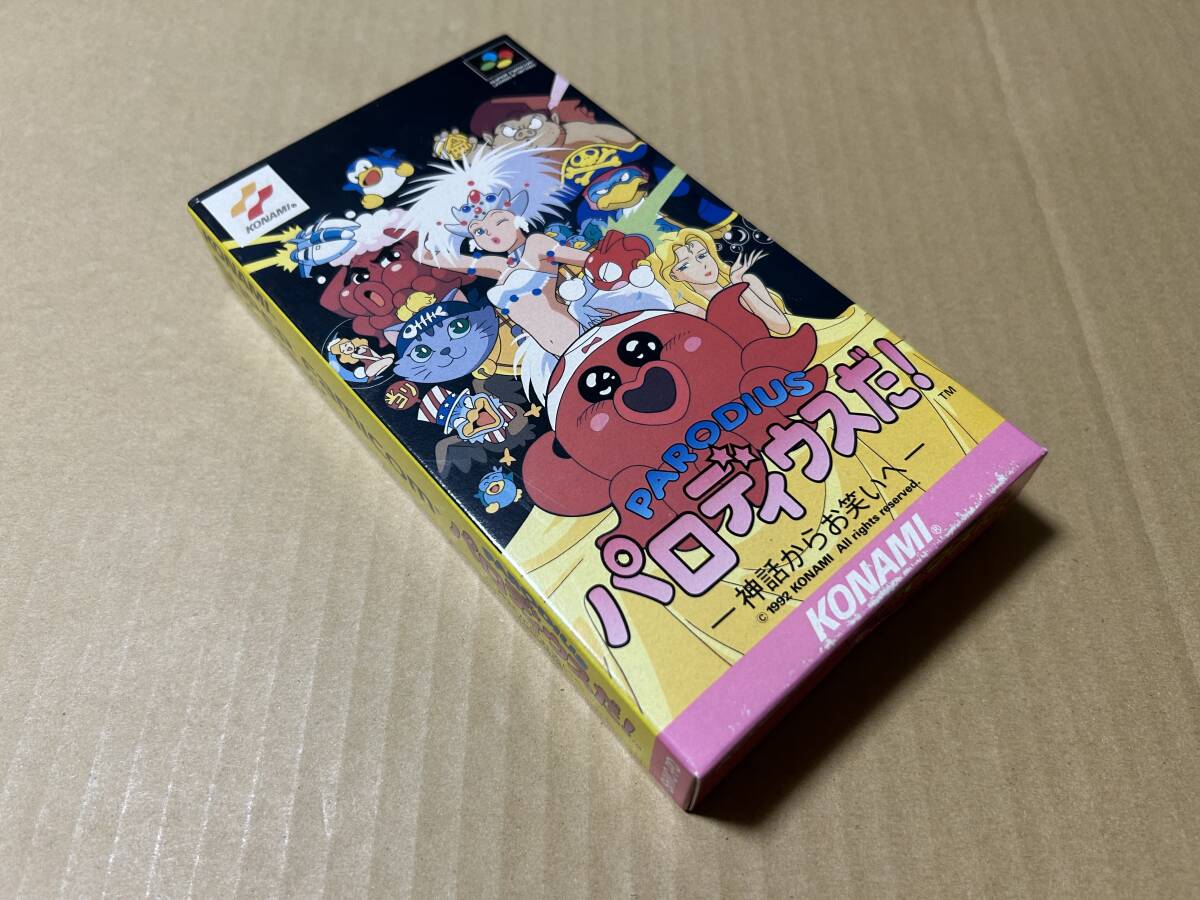 スーパーファミコン 新品未使用未開封 パロディウスだ!拍卖
