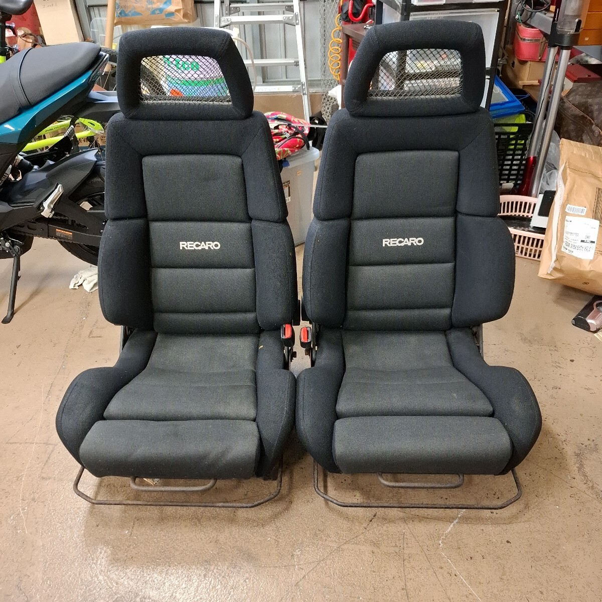 ◆RECARO シート 左右セット ブラック LX-L 西ドイツ製 旧車シート◆拍卖