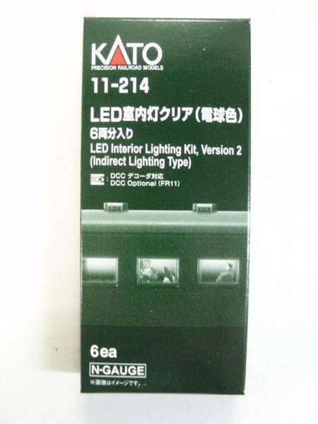 KATO 11-214 LED室内灯クリア 電球色 6両分入り拍卖