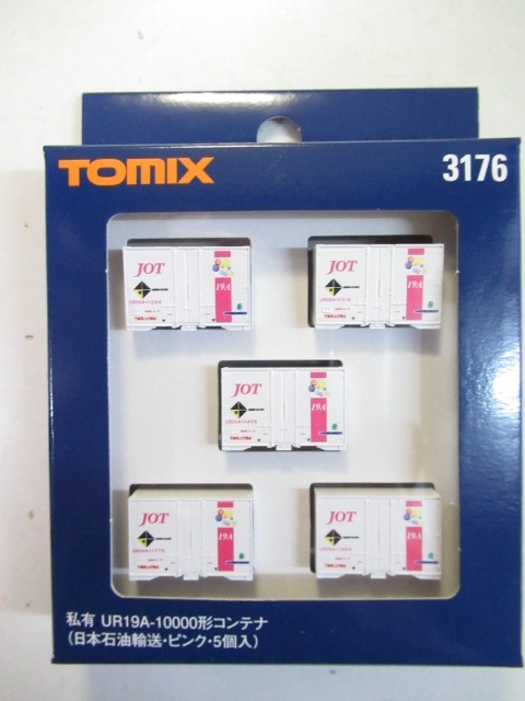 TOMIX 3176 UR19A-10000形コンテナ 日本石油輸送・ピンク・5個入拍卖
