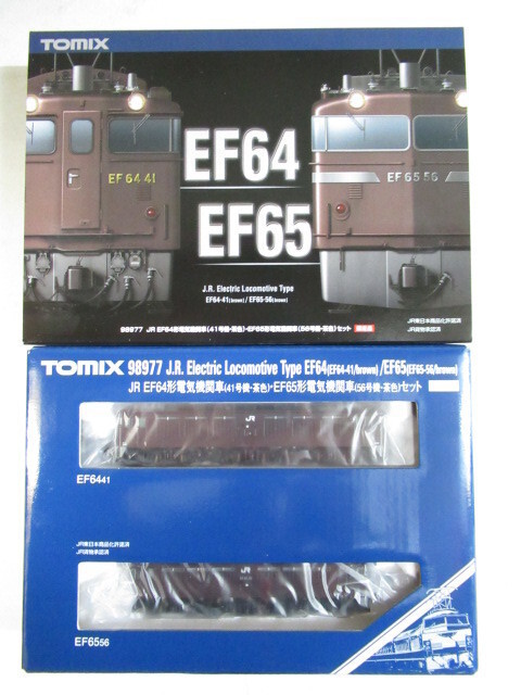 TOMIX 98977 EF64・EF65 茶色 2両セット EF64-41&EF65-56拍卖