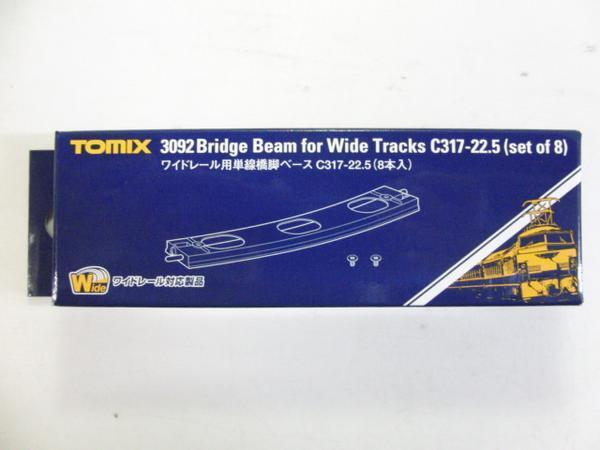 TOMIX 3092 ワイドレール用単線橋脚ベースC317-22.5 8本入拍卖