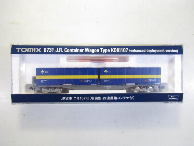 TOMIX 8731 コキ107形 増備型・西濃運輸コンテナ付拍卖