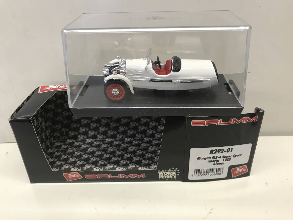 ブルム 1935 クラシック特集1/43《モーガンMX4 スーパースポーツ BIANCO ソフトトップ 》ハイクオリティ 店主終活 《群馬発》拍卖