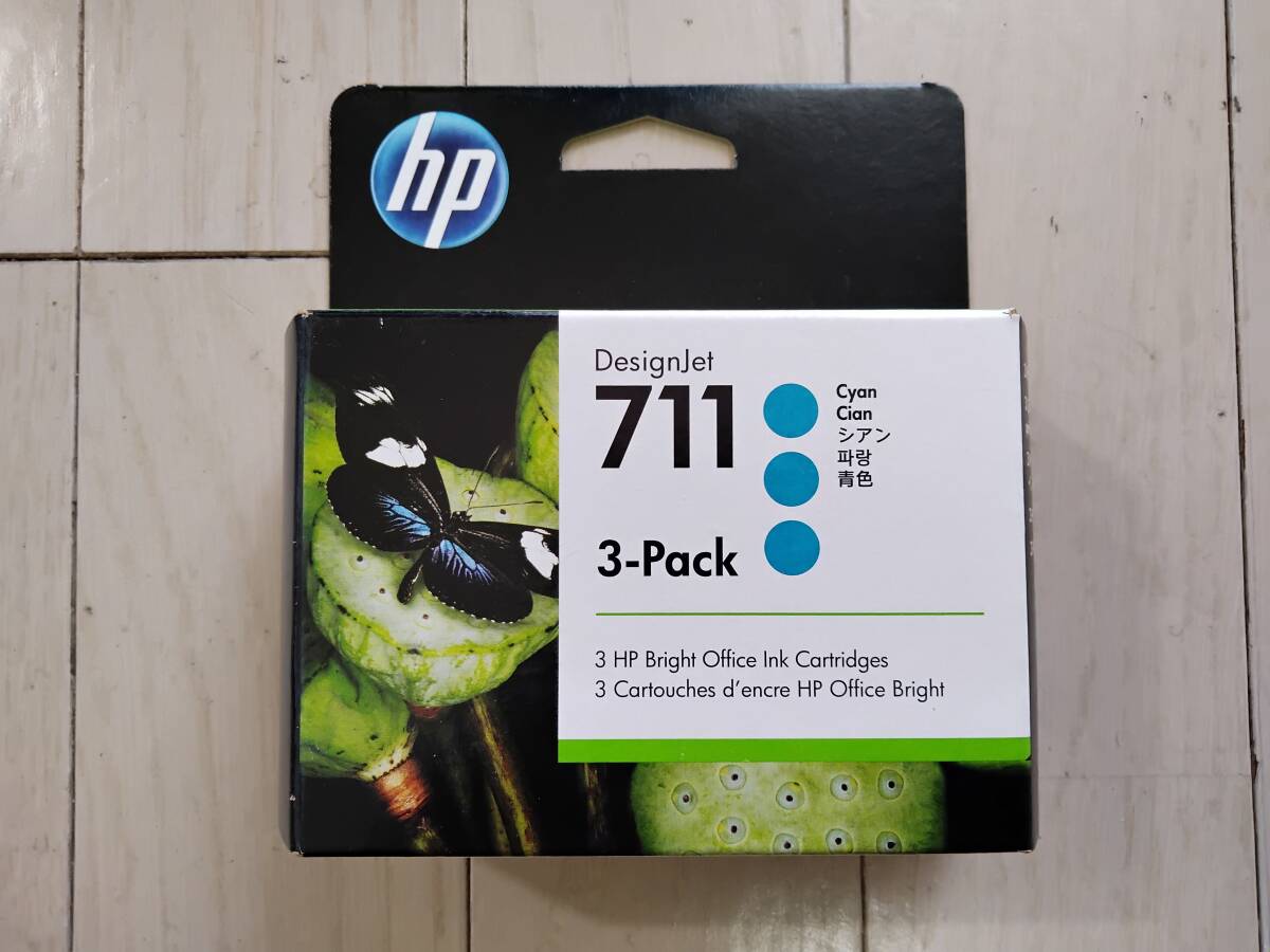 【純正品】HP711 3-Pack シアン拍卖
