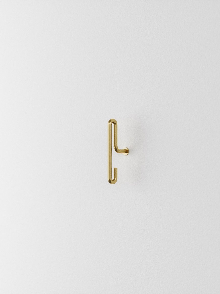 ムーベ MOEBE ウォールフック Wall Hook フック スモール 同色2個セット マットゴールド WHMGS拍卖