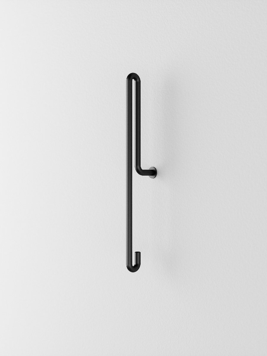 ムーベ MOEBE ウォールフック Wall Hook フック ブラック ラージ 1個 WHBLL拍卖