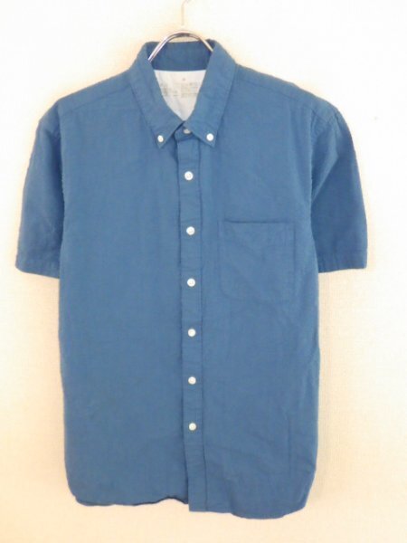 z8432無印良品★良品計画★コットンシャツ★ボタンダウン★サイズM★人気★激安拍卖
