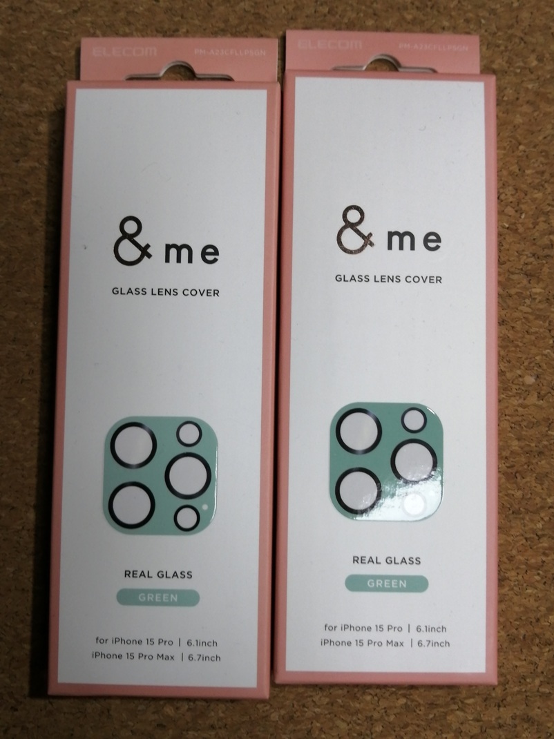 【2個】エレコム iPhone 15 Pro / 15 Pro Max &me カメラレンズカバー グリーン PM-A23CFLLP5GN 4549550309981拍卖