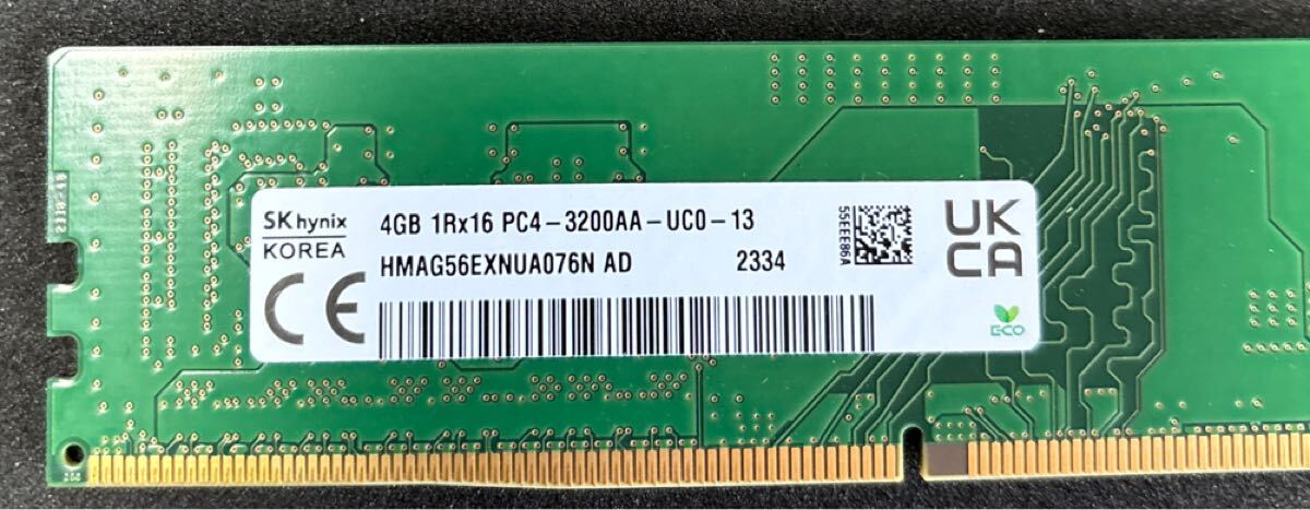 SK hynyx 4G 1Rx16 PC4-3200AA-UC0-13拍卖