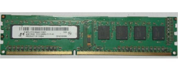 Micron メモリ 4GB 1Rx8 PC3-12800U-11-11-A1 4G×1枚 計4GB拍卖