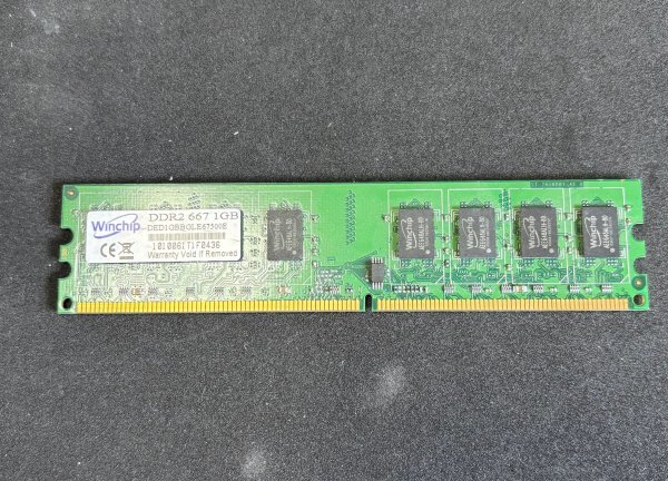 Winchip DDR2 667 DIMM 1GBメモリ拍卖