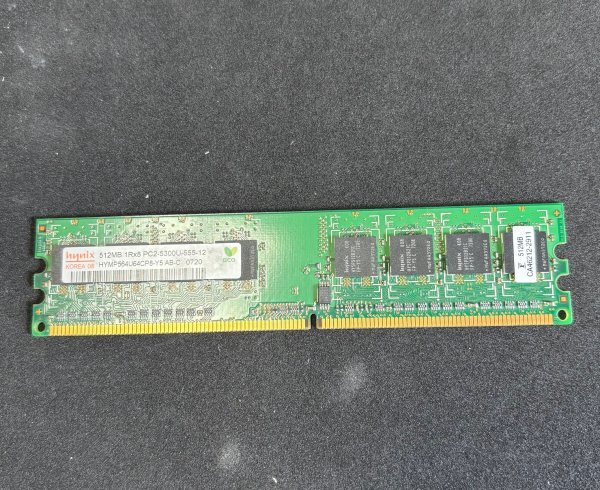 Hynix 1Rx8 PC2-5300U DDR2-667 512MB HP拍卖