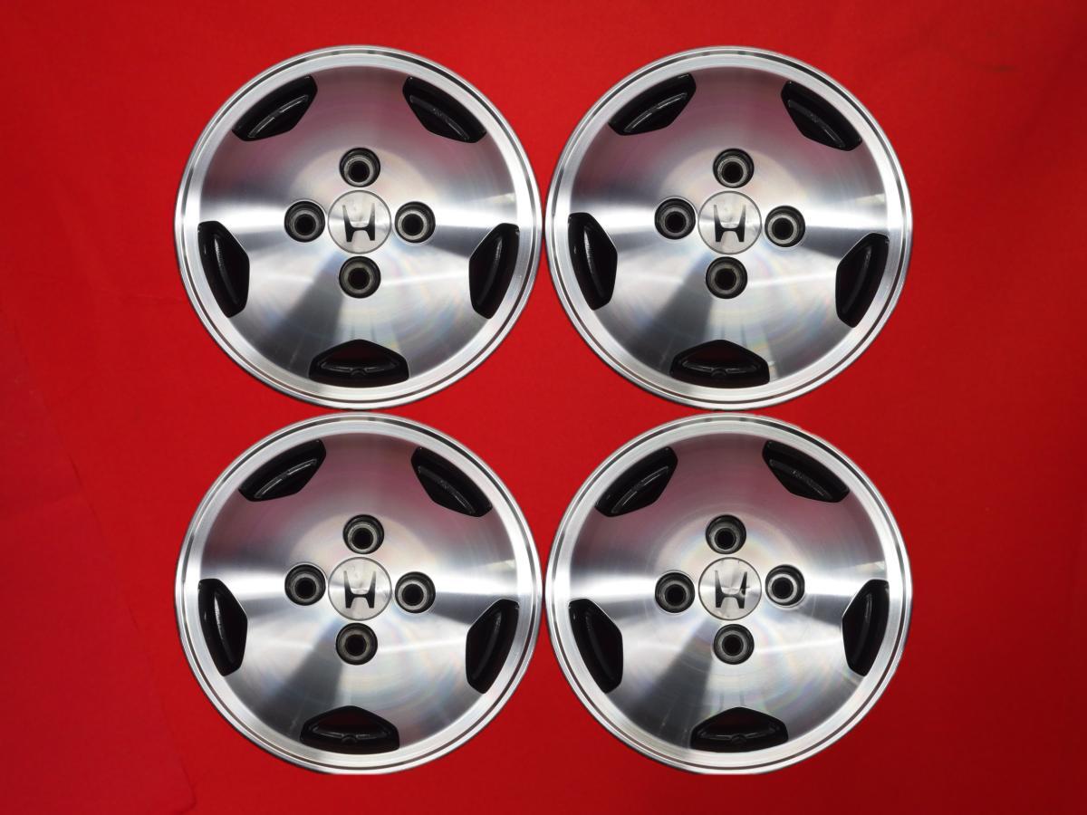 HONDA ホンダ バモス 純正 5穴 ディッシュ 中古ホイール 4本 3.5J 12インチ PCD100 4穴 +40 ハブ56 N-VAN アクティ aa12拍卖