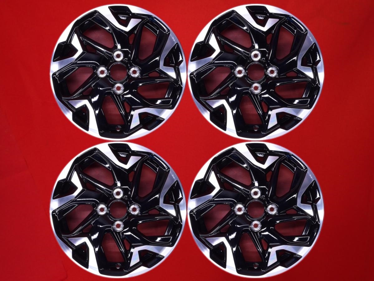 【激安 4本セット】ホンダ N-BOXカスタム JF3系 純正 アルミホイール 中古品 15インチ 4.5J インセット+45 PCD100 4穴 ハブ径Φ56 cc15拍卖