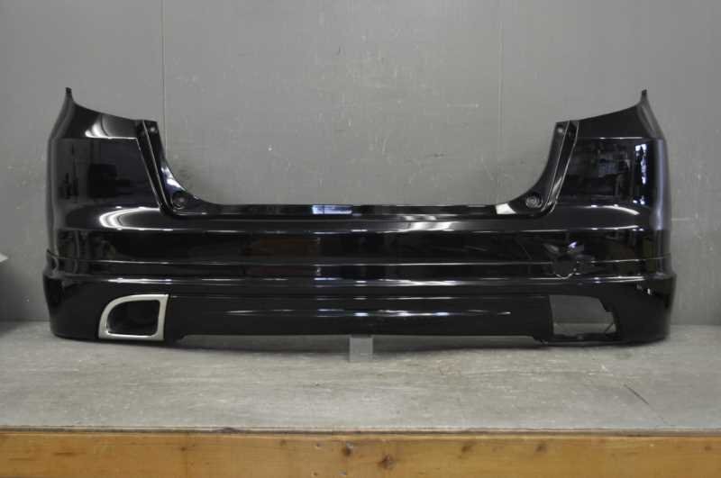 フィット RS 前期 (GE8 GE6) リアバンパー 社外 アンダースポイラー付 B92P 黒 s019266J拍卖