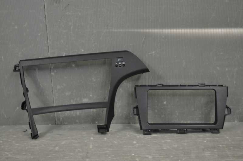 30 プリウス S 前期 (ZVW30) 純正 破損無 2DIN ワイド ナビ オーディオパネル 55474-47060 55405-47100 s019463C拍卖