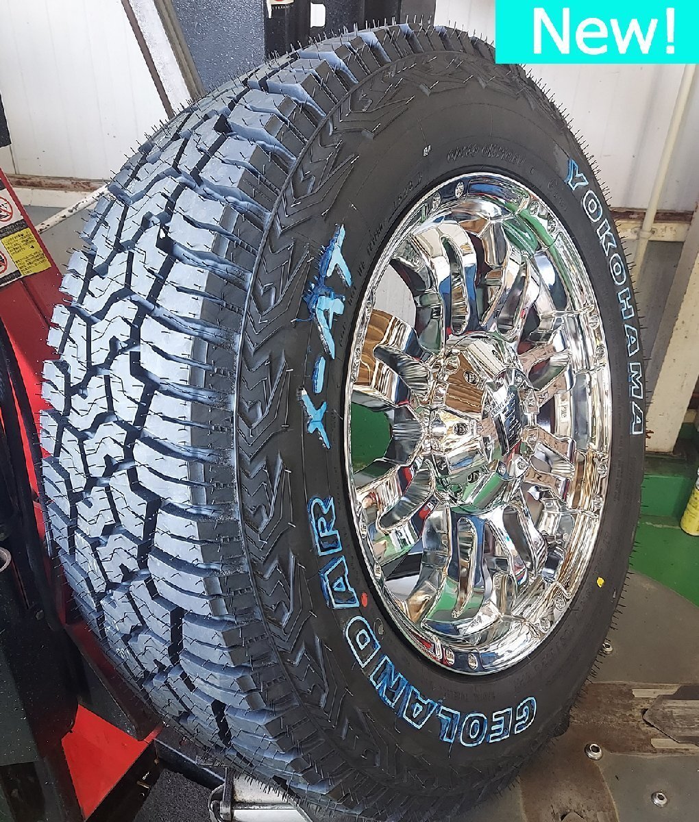 新作!!デリカD5 RAV4 CX8 CX5 エクスプローラー LEXXEL ヨコハマ ジオランダー X-AT 245/65R17 タイヤホイール 17インチ ホワイトレター拍卖