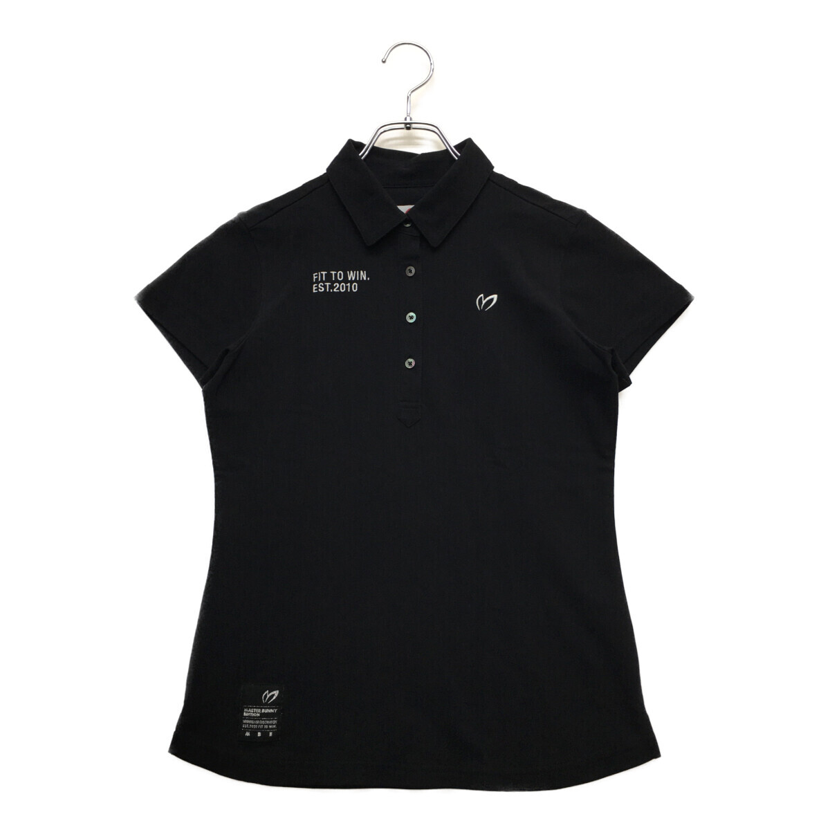 coco 中古【値下げ】 マスターバニーエディション MASTER BUNNY レディース 半袖ポロシャツ 0(S) 黒 ネコパケ発送可 95217拍卖