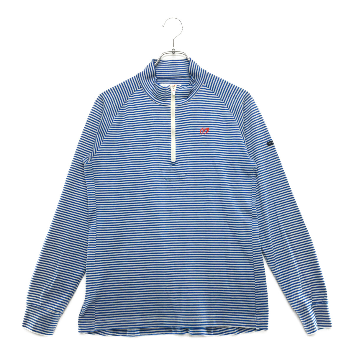 coco 中古【値下げ】マスターバニーエディション メンズ 長袖シャツ 4(M) 青×グレー ボーダー レターパックプラス発送可 111618拍卖