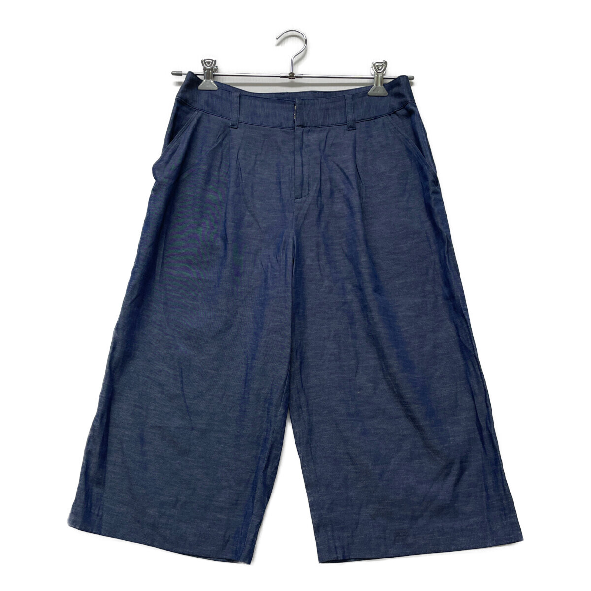 coco 中古【値下げ】 ジュン&ロペ JUN&ROPE レディース パンツ L 紺 ガウチョパンツ シンプル 春夏 レターパックプラス発送可 94223拍卖