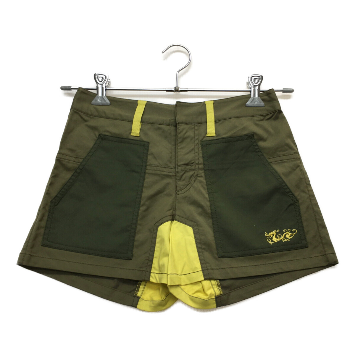 coco 中古【値下げ】 ダンスウィズドラゴン DANCE WITH DRAGON ショートパンツ 1(S) 緑系 グリーン系 レディース ネコパケ発送可 94305拍卖