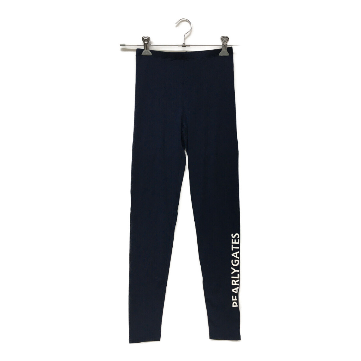 coco 中古【値下げ】 パーリーゲイツ レディース レギンス フリー 紺 十分丈 スパッツ 春夏 美品 レターパックプラス発送可 96517拍卖