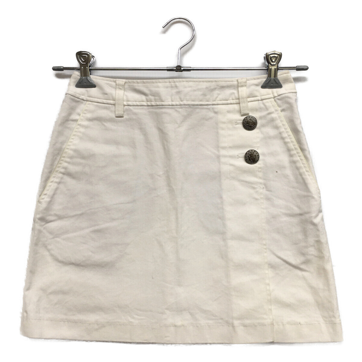 coco 中古【値下げ】 キャロウェイ Callaway スカート SS ホワイト 白 ストレッチスカート レディース レターパックプラス発送可 96124拍卖