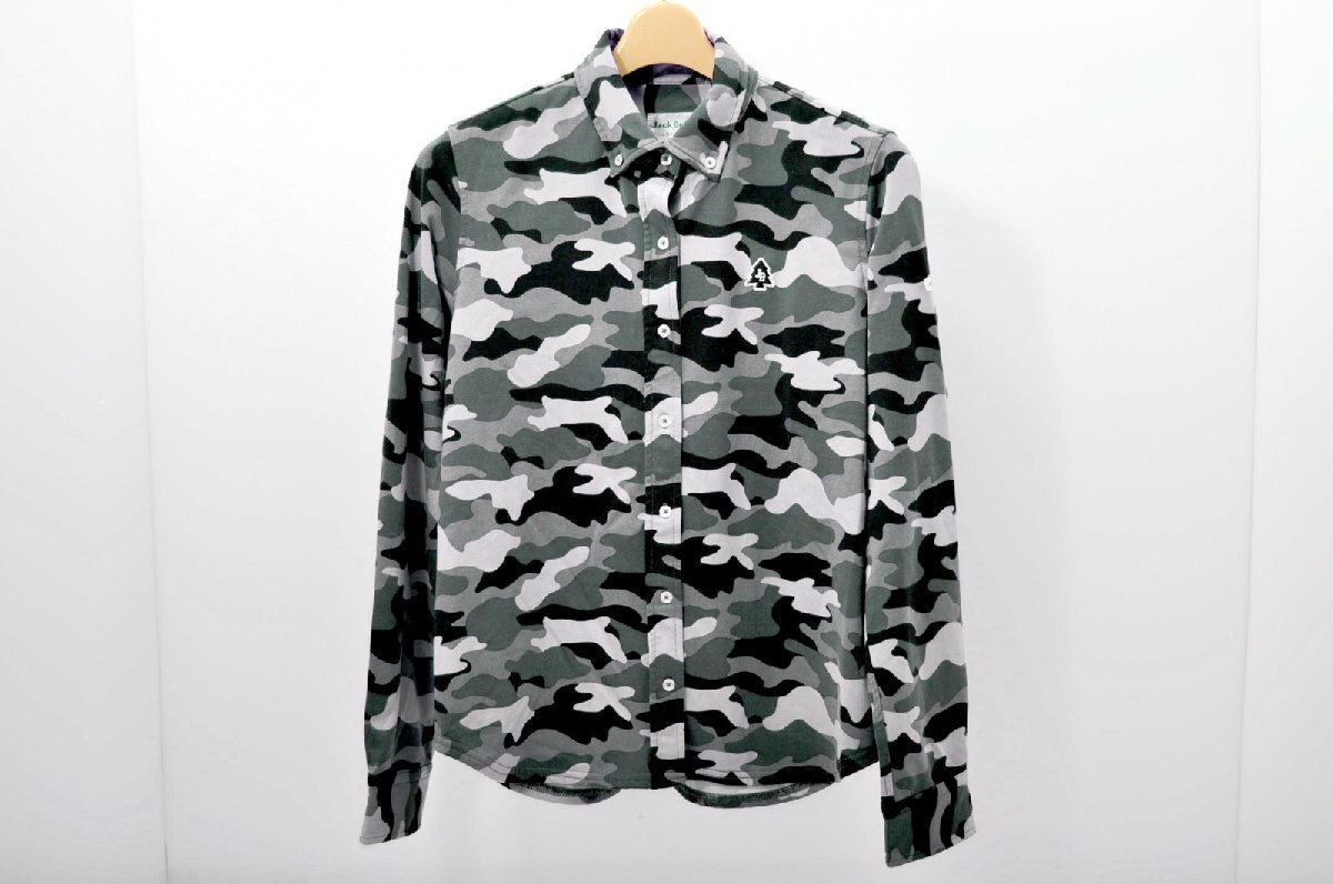 coco 中古【値下げ】 ジャックバニー Jack Bunny!! レディース 長袖シャツ 1(M)カモフラ グレー レターパックプラス発送可 83408拍卖