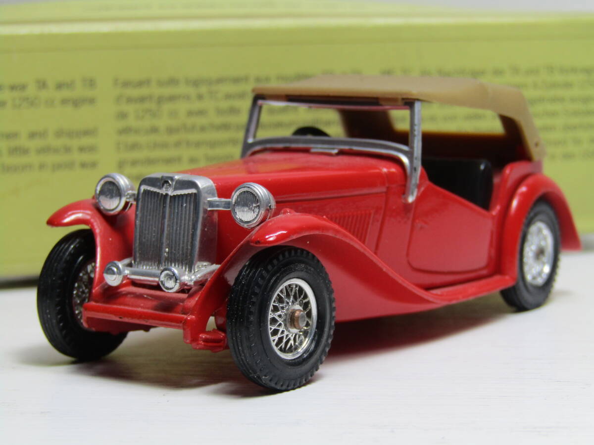 MG MG-TC 1/43 ROADSTER ロードスター クローズ 英国 1945 ライトウエイトスポーツカー Lesney マッチボックス製 1978年製品 UK GB English拍卖