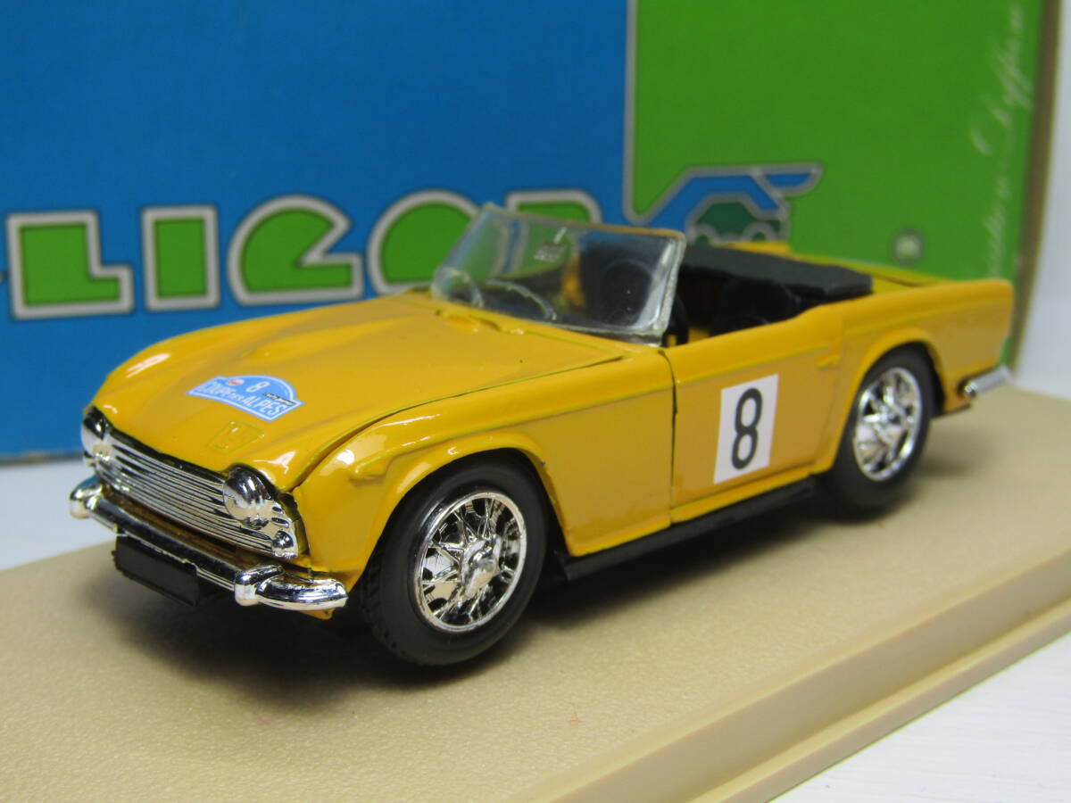 Triumph TR5 Roadster 1/43 トライアンフ TR 5 ロードスター 1968 #8 BRITISH MOTOR GB ELIGOR 仏製 美品 Made in France エリゴール 製拍卖