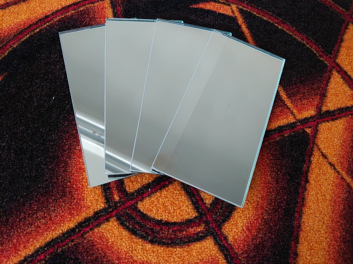 格安!ミラー100×200×5ミリ4枚セット800円 追加1枚200円にて可能!ご希望の枚数製作します!!拍卖