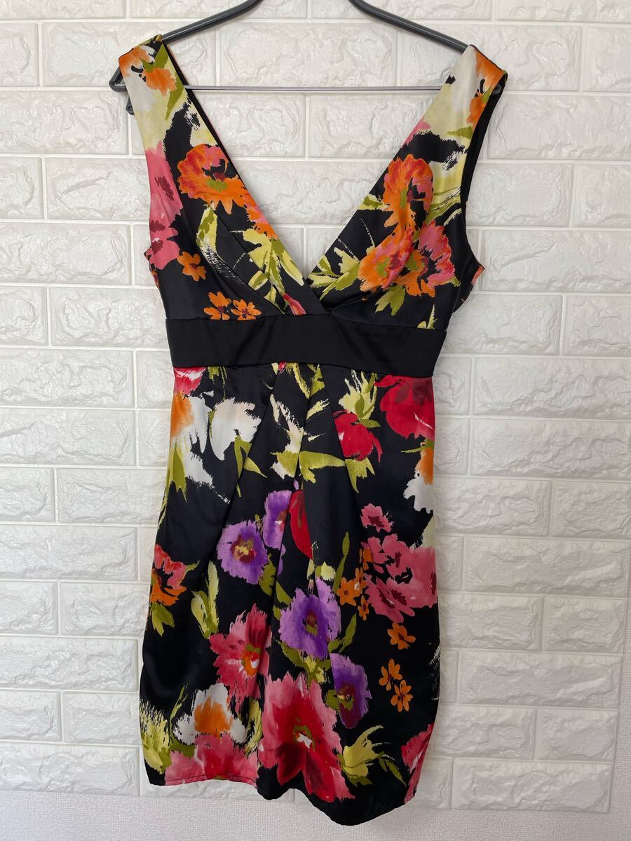 Forever21 花柄 Vネック パーティードレス ナイトドレス サイズS拍卖