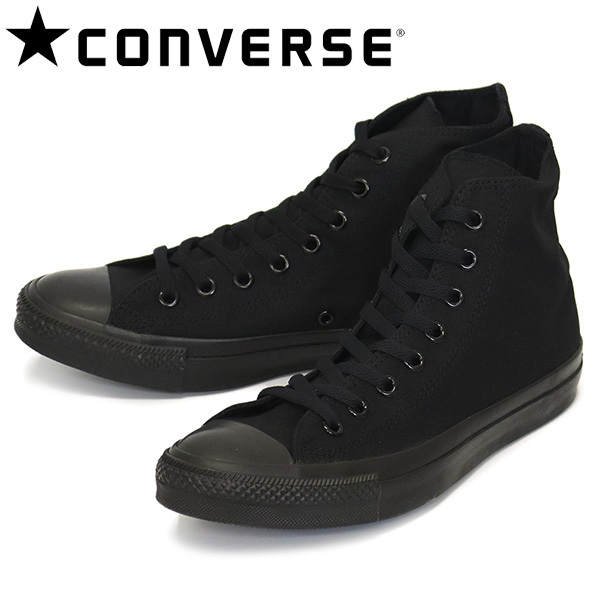 CONVERSE (コンバース) 32060187 キャンバス オールスター HI ブラックモノクローム M3310 CV012 US4.5-23.5cm拍卖